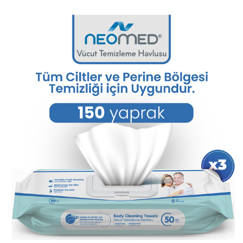 <strong>Neomed Perine ve Vücut Temizleme Havlusu 3 Paket 119 ₺</strong>