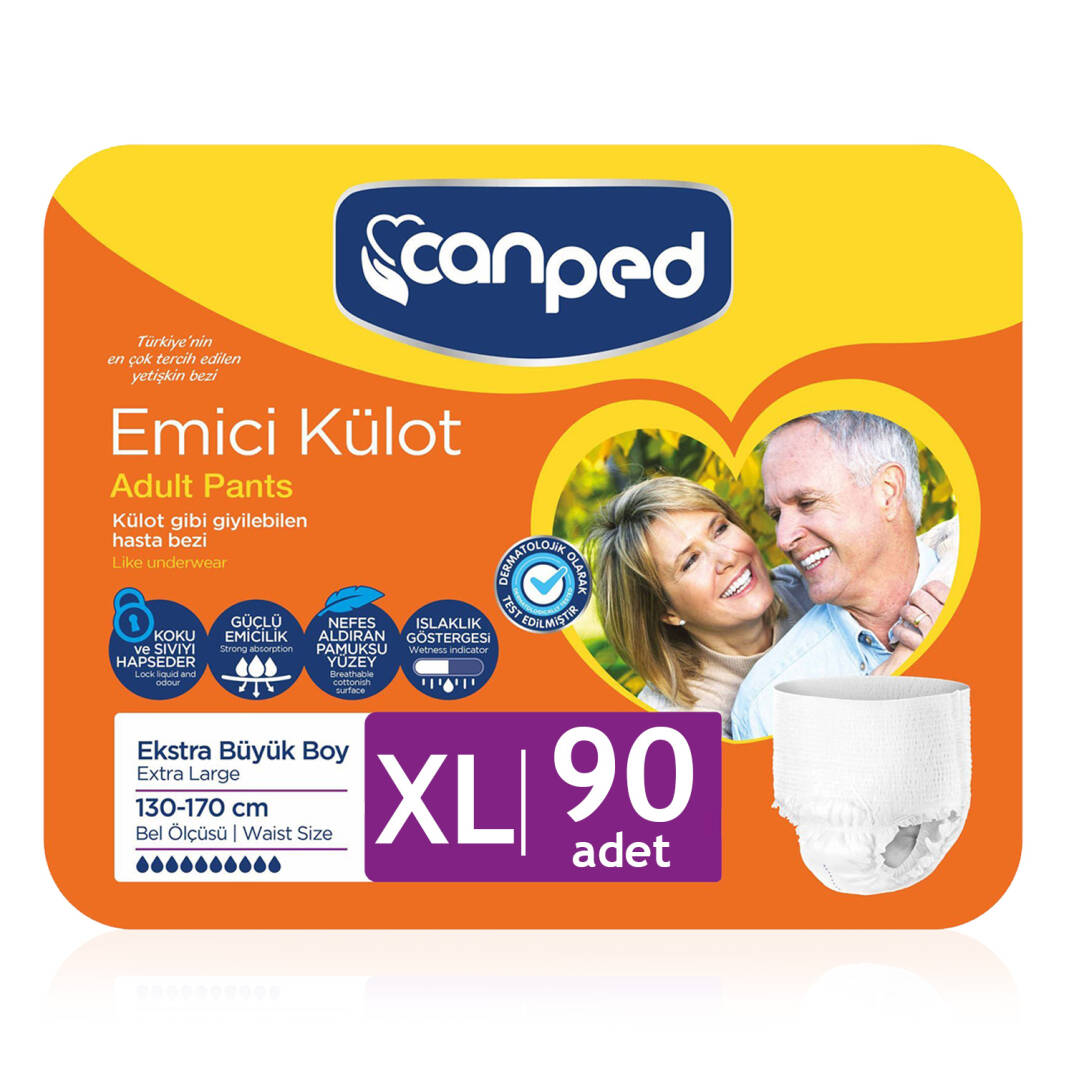 Canped Emici Külot XL-Extra Large Beden 90 Adet - 1