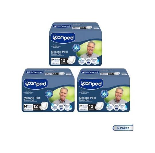 Canped Mesane Pedi Erkek M-Medium Beden 36 Adet