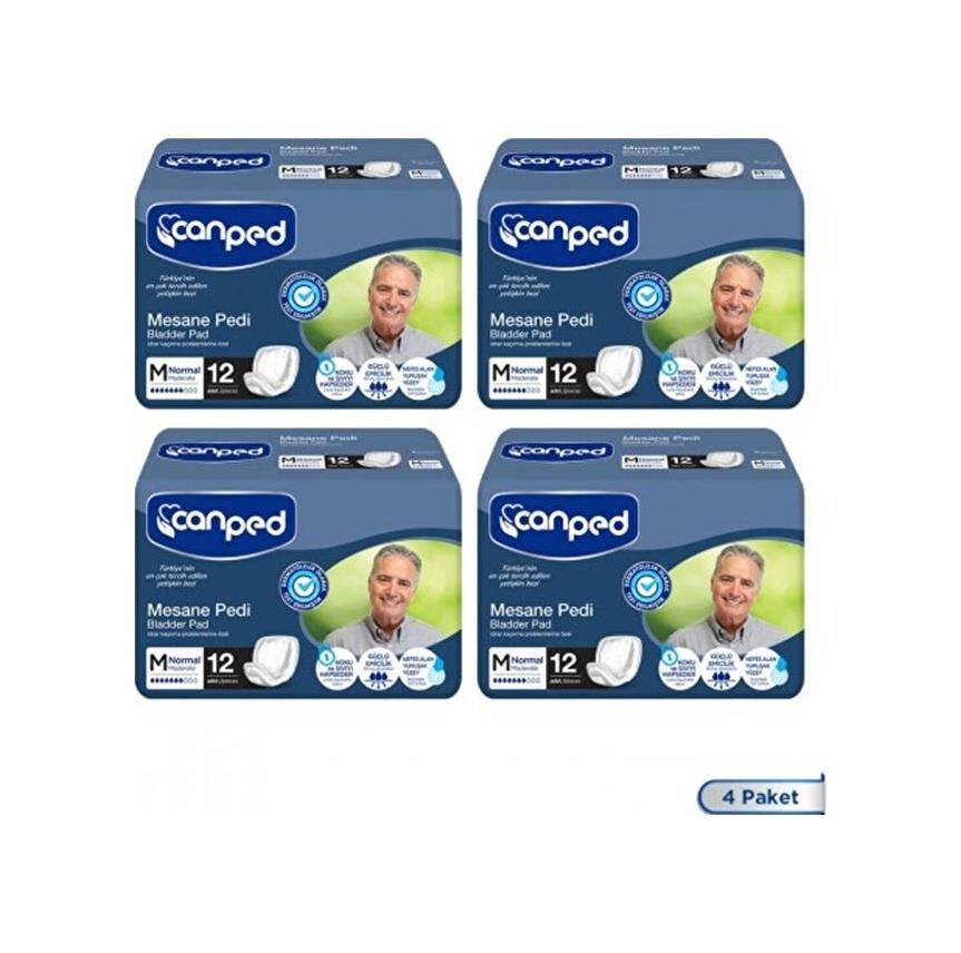 Canped Mesane Pedi Erkek M-Medium Beden 48 Adet - 1