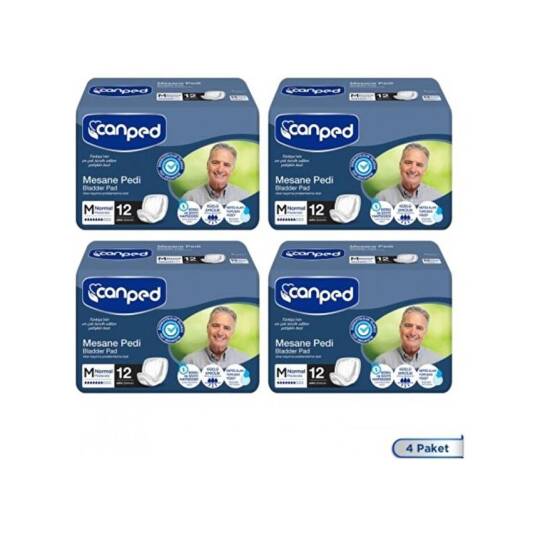 Canped Mesane Pedi Erkek M-Medium Beden 48 Adet