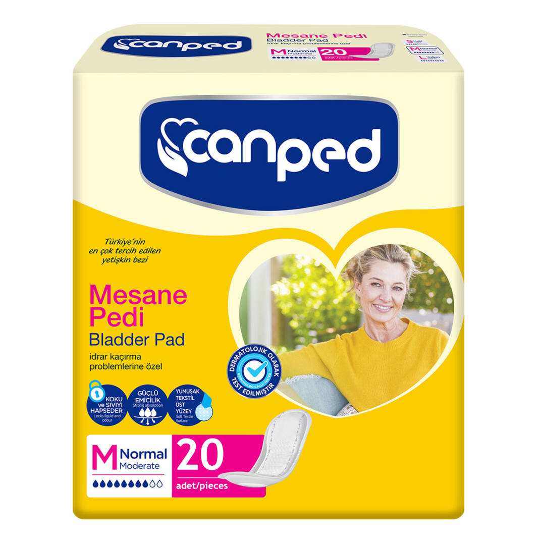 Canped Mesane Pedi Normal M-Medium Beden 20 Adet - 1
