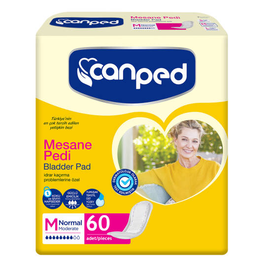 Canped Mesane Pedi Normal M-Medium Beden 60 Adet