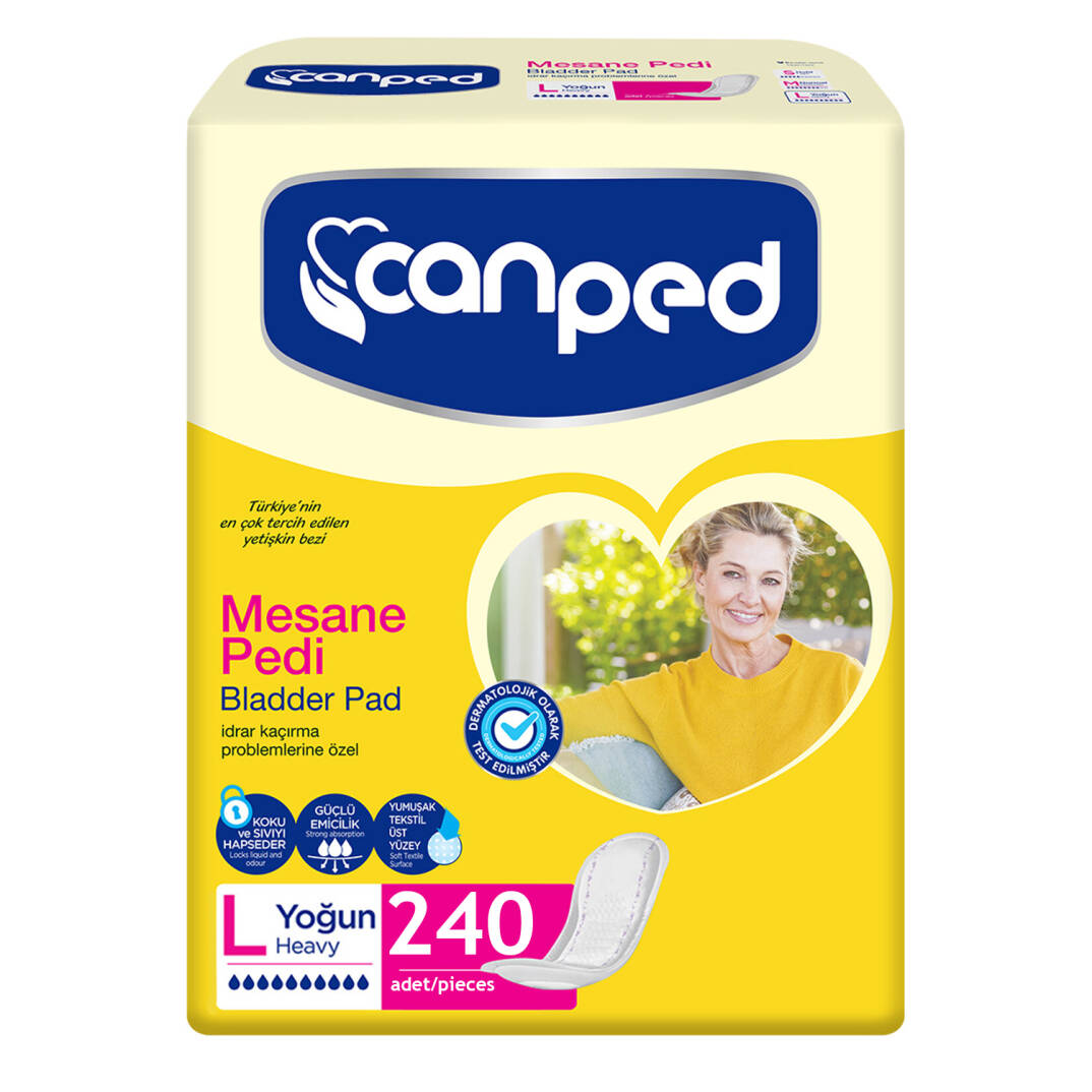 Canped Mesane Pedi Yoğun L-Large Beden 240 Adet - 1