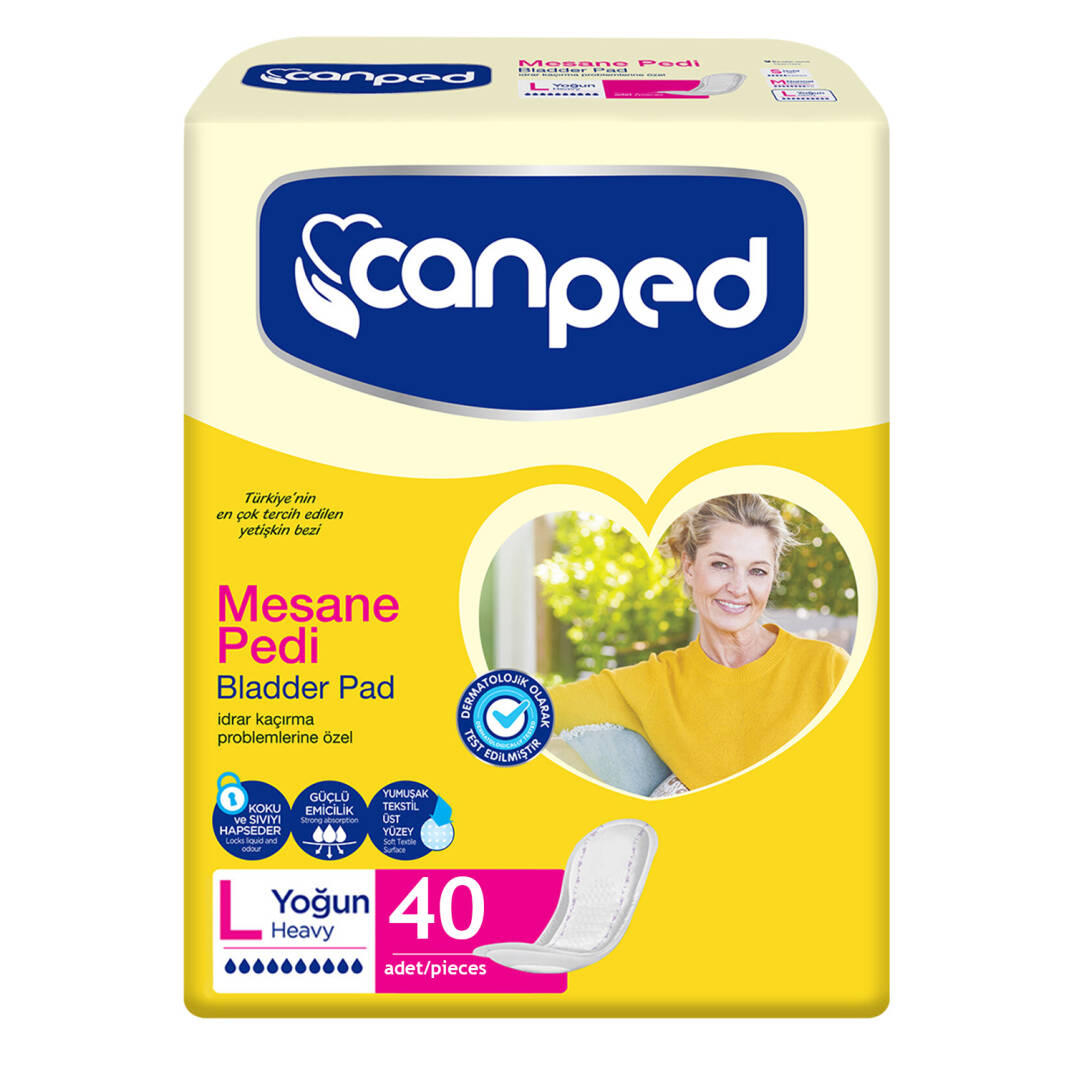 Canped Mesane Pedi Yoğun L-Large Beden 40 Adet - 1