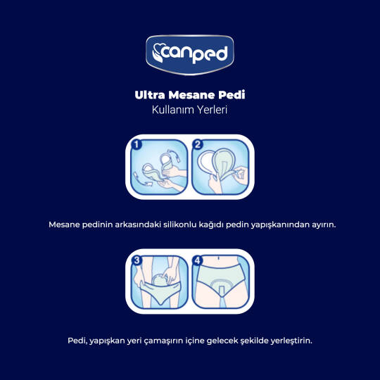 Canped Ultra Mesane Pedi Normal M-Medium Beden 24 Adet - 3