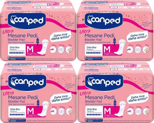 Canped Ultra Mesane Pedi Normal M-Medium Beden 48 Adet