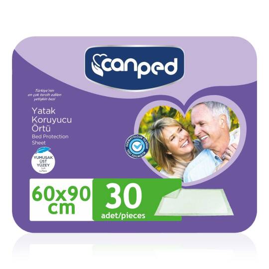 Canped Yatak Koruyucu Örtü 60x90 Cm 30 Adet