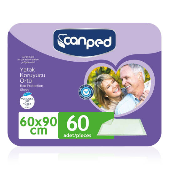 Canped Yatak Koruyucu Örtü 60x90 Cm 60 Adet