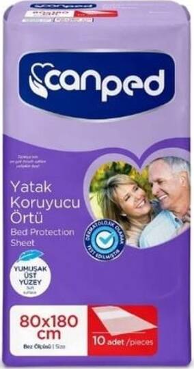 Canped Yatak Koruyucu Örtü 80x180 Cm 10 Adet
