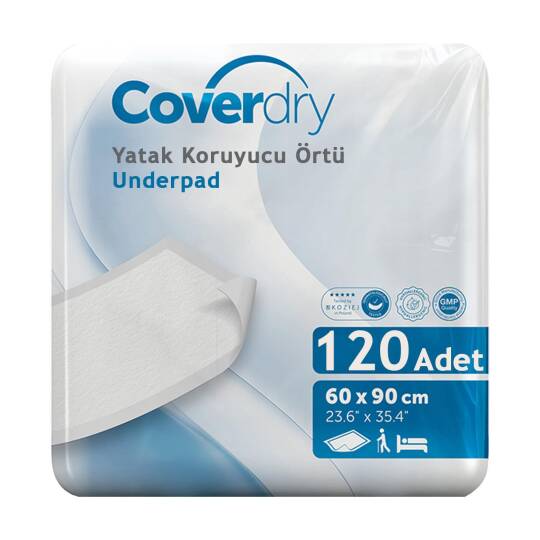 Coverdry Yatak Koruyucu Örtü 60×90 Cm 120 Adet