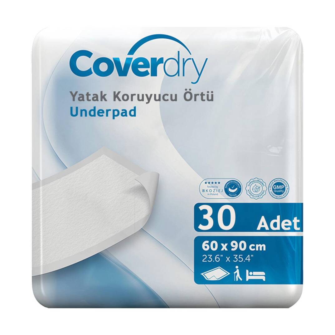 Coverdry Yatak Koruyucu Örtü 60×90 Cm 30 Adet - 1