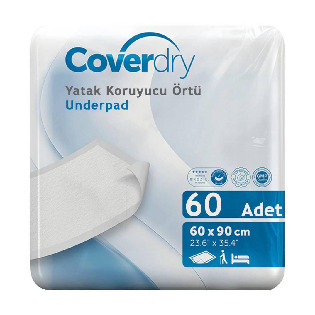Coverdry Yatak Koruyucu Örtü 60×90 Cm 60 Adet - 1