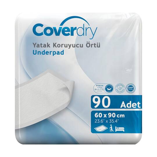 Coverdry Yatak Koruyucu Örtü 60×90 Cm 90 Adet