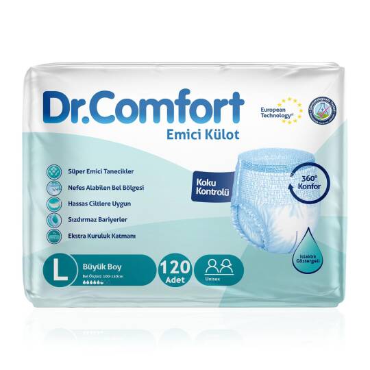 Dr. Comfort Emici Külot L-Large Beden 120 Adet