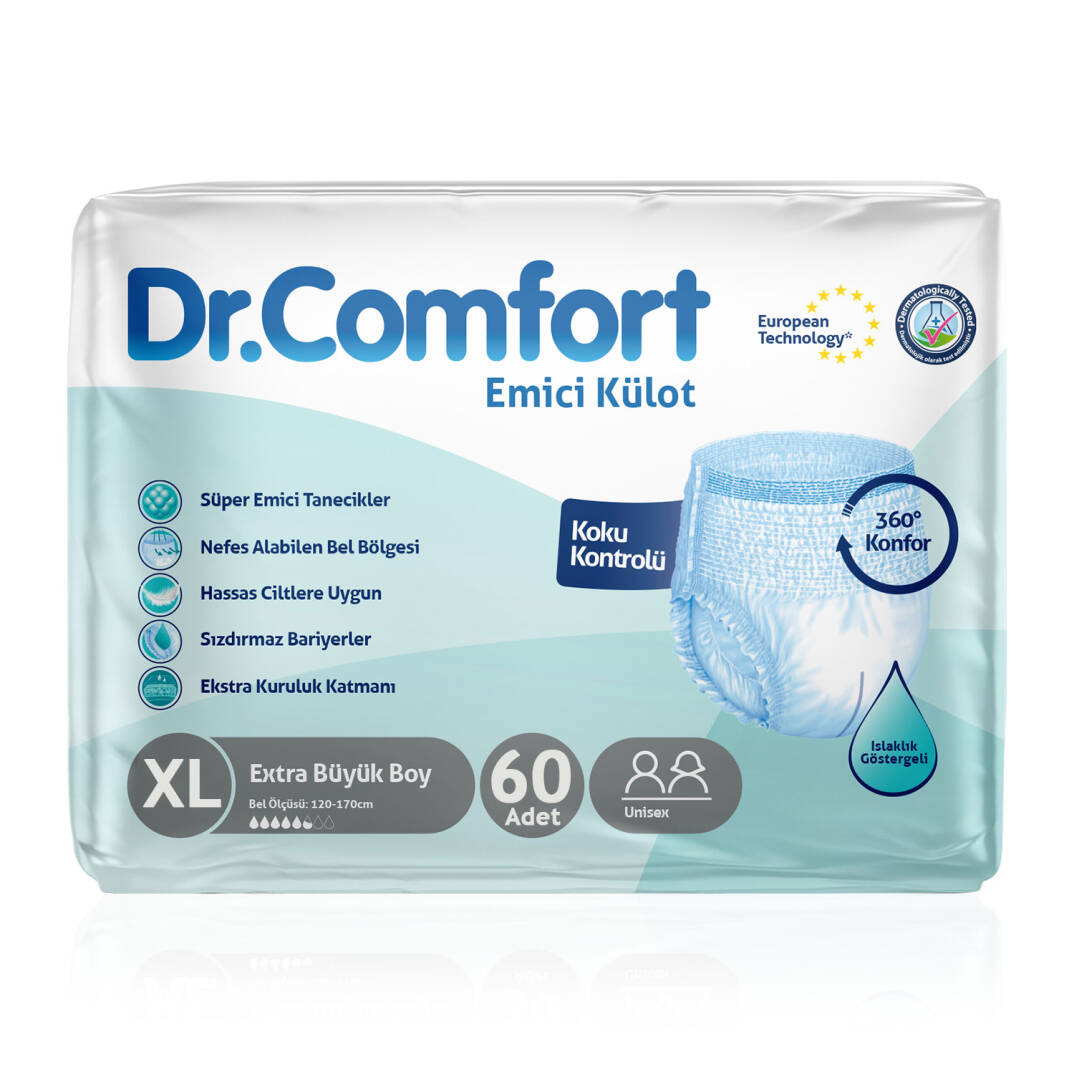 Dr. Comfort Emici Külot XL-Extra Large Beden 60 Adet - 1
