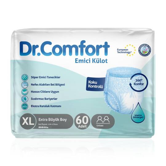 Dr. Comfort Emici Külot XL-Extra Large Beden 60 Adet