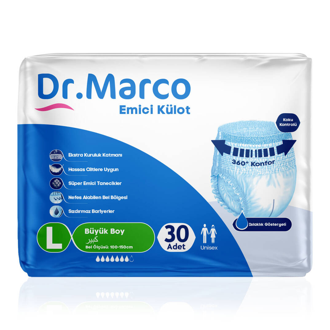 Dr. Marco Emici Külot L-Large Beden 30 Adet - 1