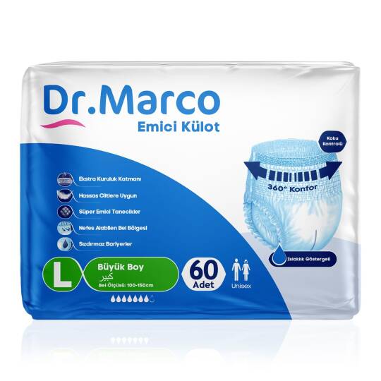 Dr. Marco Emici Külot L-Large Beden 60 Adet