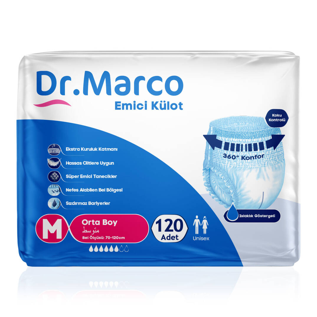 Dr. Marco Emici Külot M-Medium Beden 120 Adet - 1