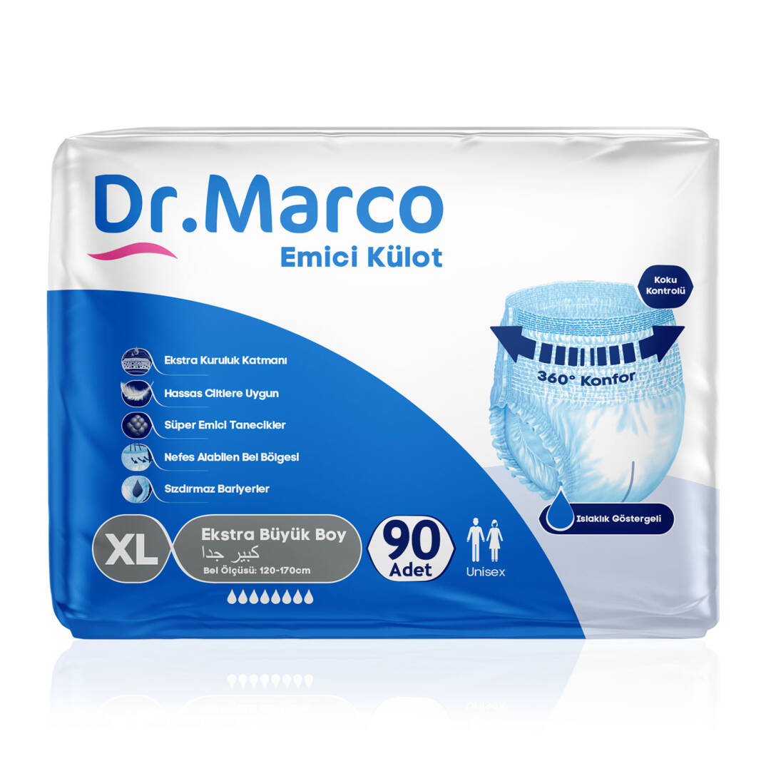 Dr. Marco Emici Külot XL-Extra Large Beden 90 Adet - 1