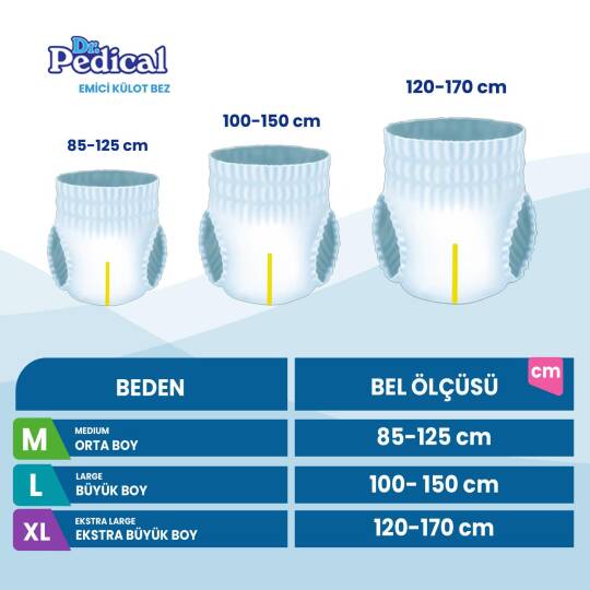 Dr. Pedical  Emici Külot L-Large Beden 60 Adet - 2