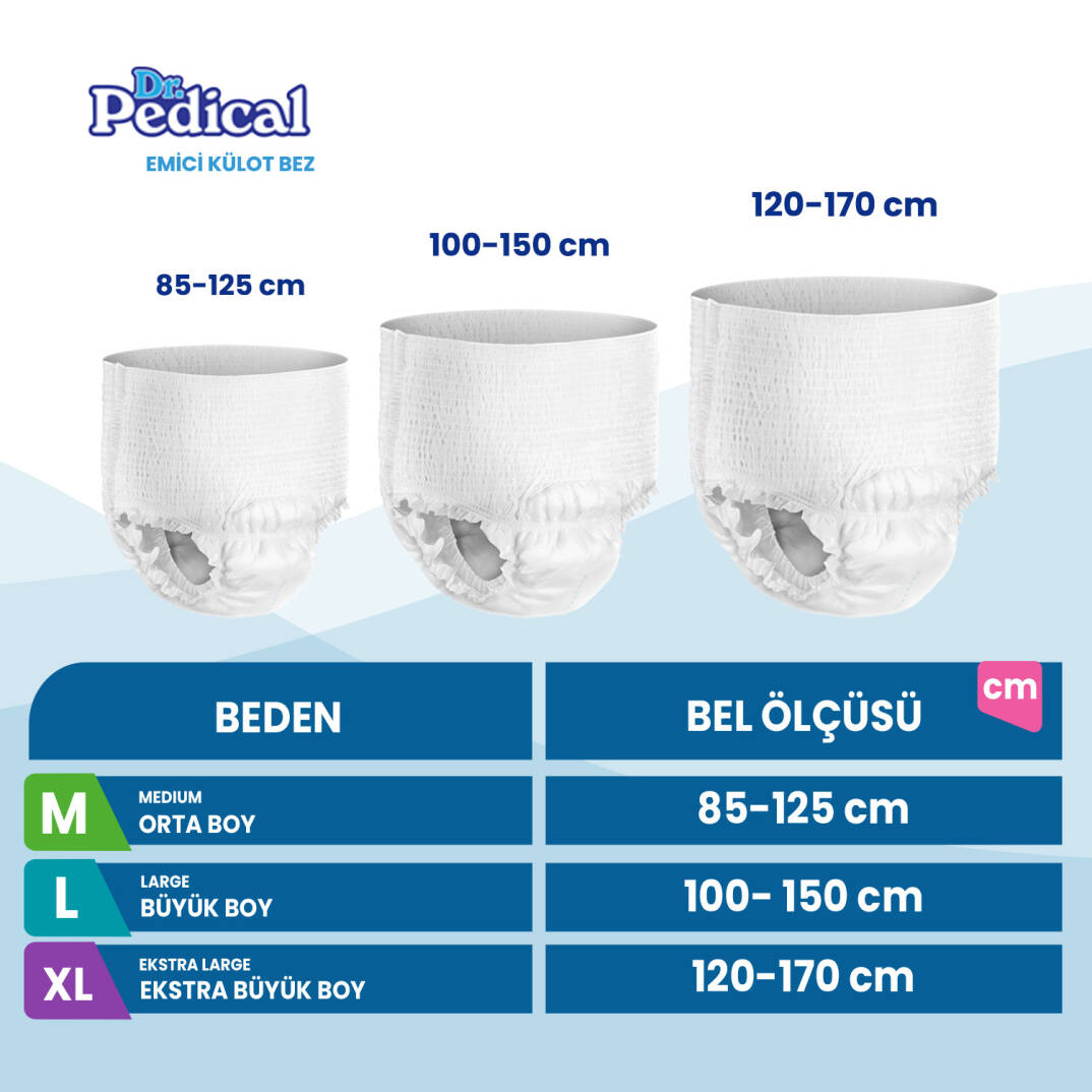Dr. Pedical  Emici Külot XL-Extra Large Beden 90 Adet - 2