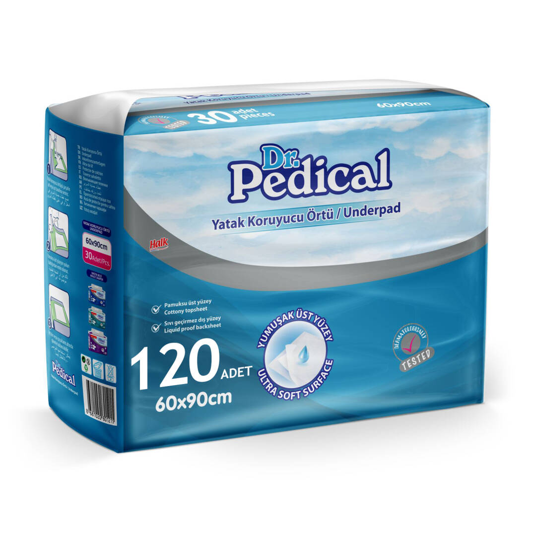 Dr. Pedical Yatak Koruyucu Örtü 60x90 Cm 120 Adet - 1