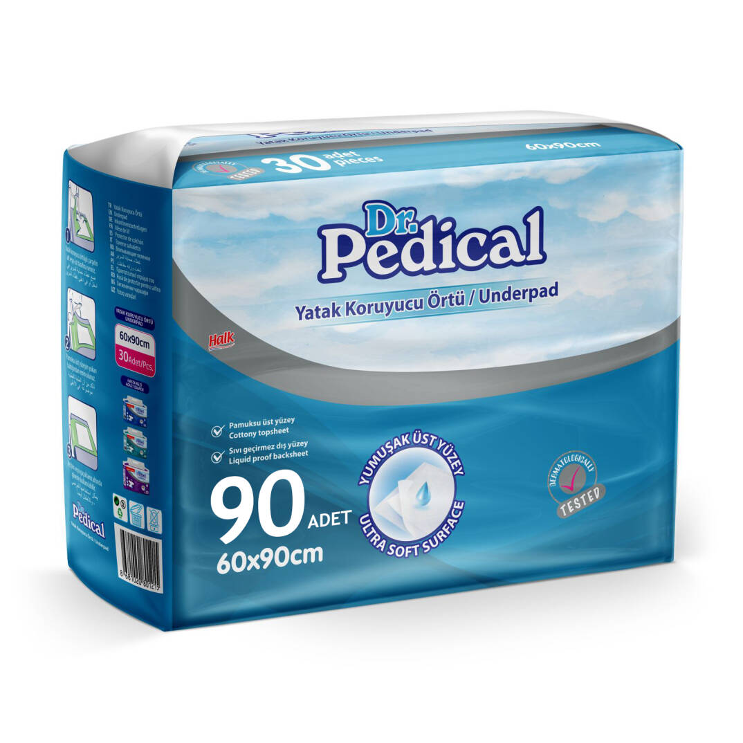 Dr. Pedical Yatak Koruyucu Örtü 60x90 Cm 90 Adet - 1