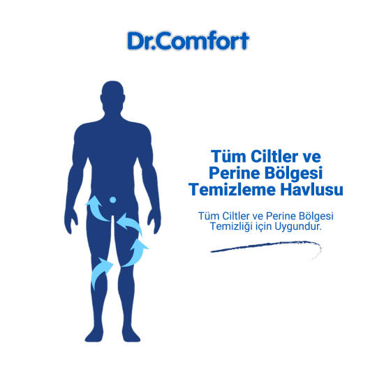 Dr.Comfort Perine ve Vücut Temizleme Havlusu 300 Adet - 3