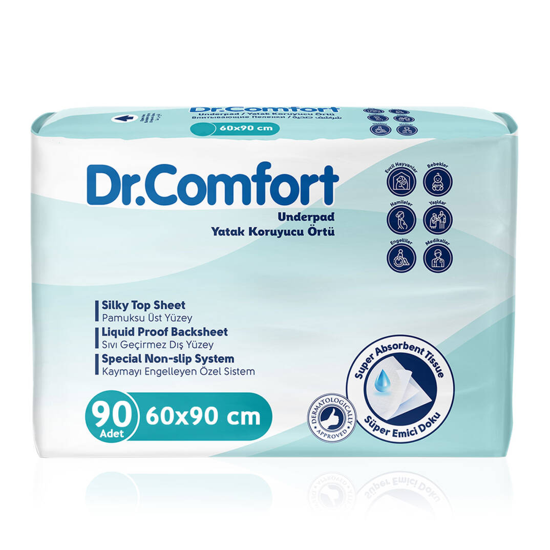Dr.Comfort Yatak Koruyucu Örtü 60x90 Cm 90 Adet - 1