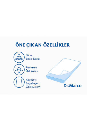 Dr.Marco Yatak Koruyucu Örtü 90×180 Cm 30 Adet - 2