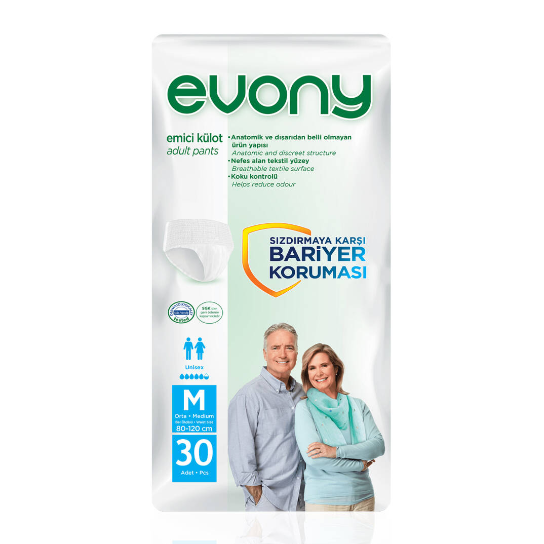 Evony Emici Külot M-Medium Beden 30 Adet - 1