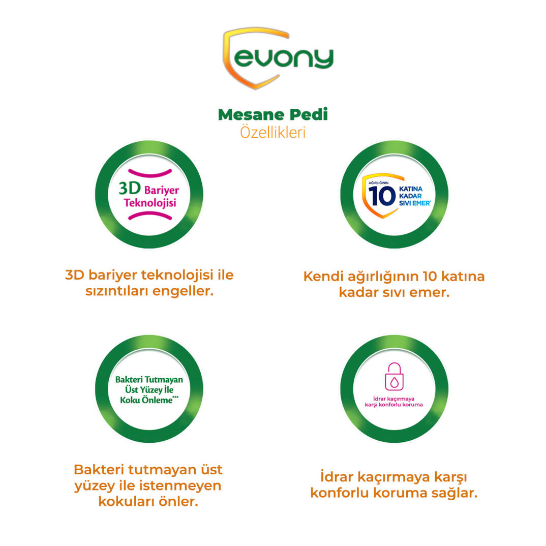 Evony Mesane Pedi Yoğun 20 Adet - 2