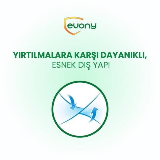 Evony Yatak Koruyucu Örtü 60x90 Cm 120 Adet - 2
