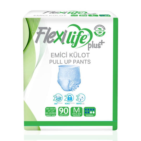 Flexi Life Emici Külot M-Medium Beden 90 Adet