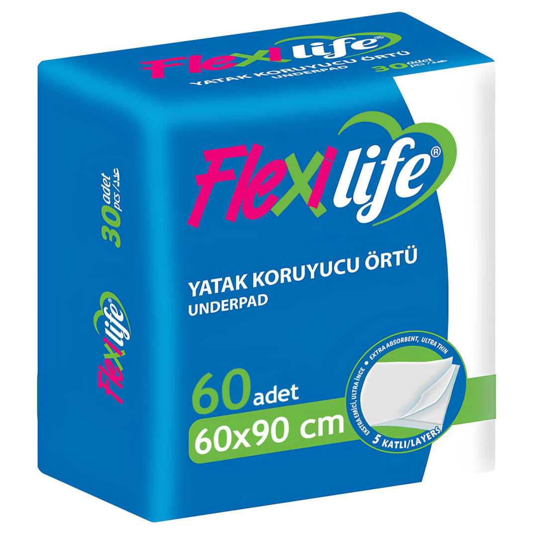 Flexi Lİfe Yatak Koruyucu Örtü 60x90 Cm 60 Adet - 1
