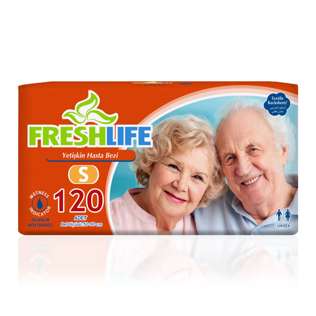 Freshlife Belbantlı Hasta Bezi S-Small Beden 120 Adet - 1
