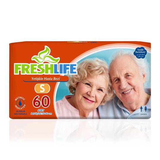 Freshlife Belbantlı Hasta Bezi S-Small Beden 60 Adet