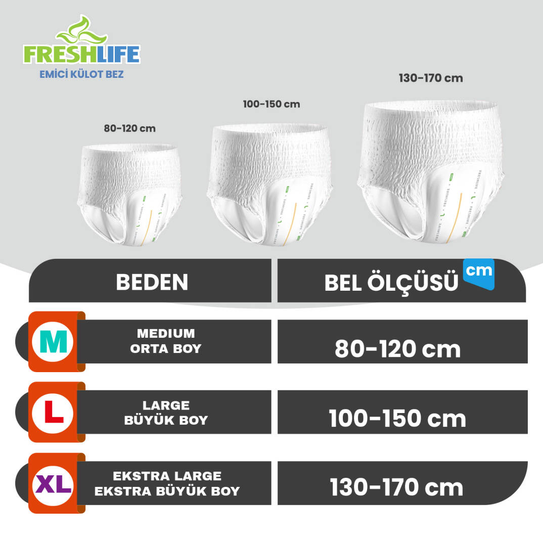 Freshlife Emici Külot L-Large Beden 60 Adet - 2