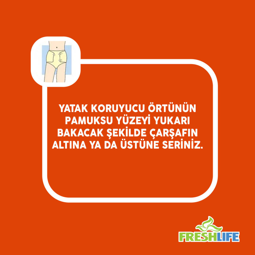 Freshlife Yatak Koruyucu Örtü 60x90 Cm 90 Adet - 2