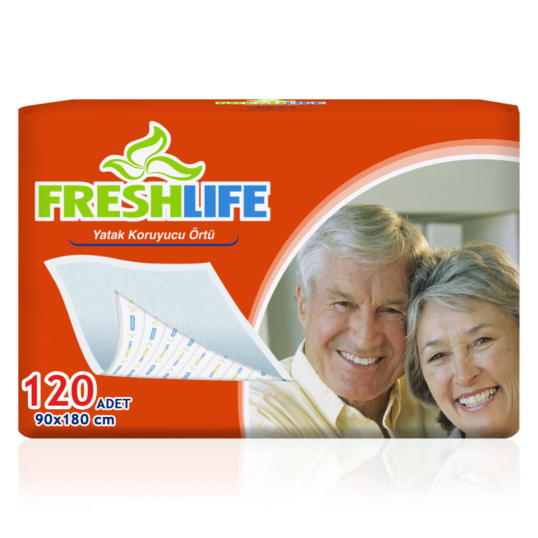Freshlife Yatak Koruyucu Örtü 90x180 Cm 120 Adet - 1