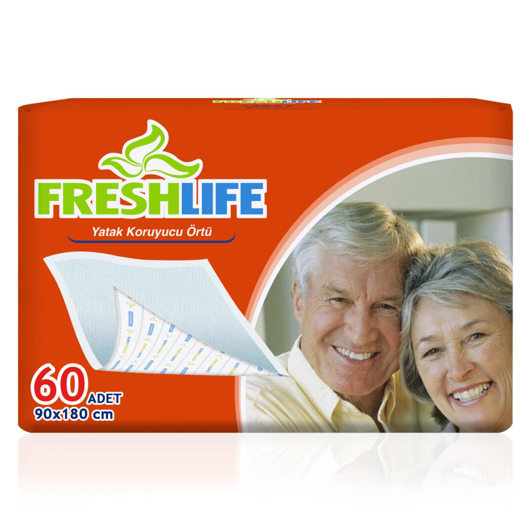 Freshlife Yatak Koruyucu Örtü 90x180 Cm 60 Adet - 1