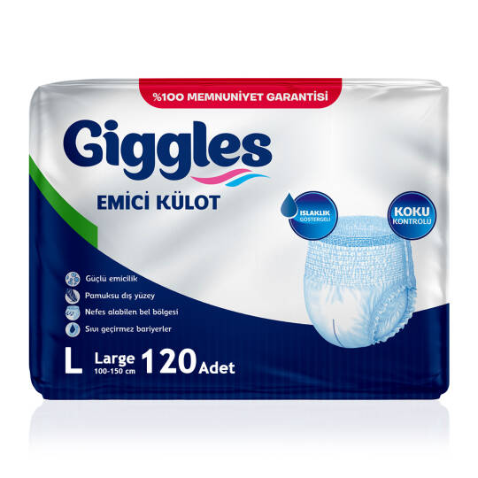 Giggles Emici Külot L-Large Beden 120 Adet