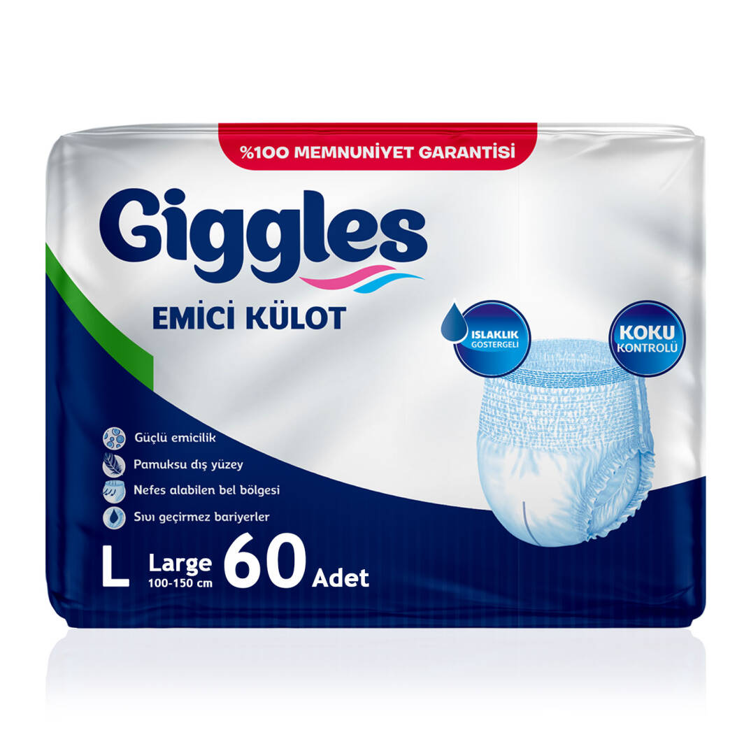 Giggles Emici Külot L-Large Beden 60 Adet - 1