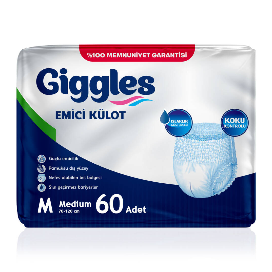 Giggles Emici Külot M-Medium Beden 60 Adet - 1