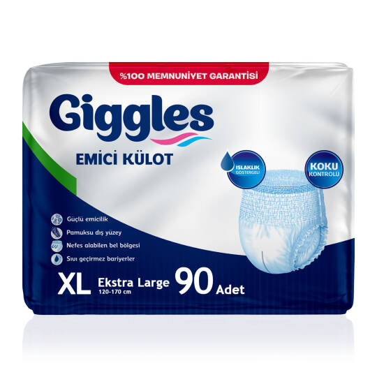 Giggles Emici Külot XL-Extra Large Beden 90 Adet