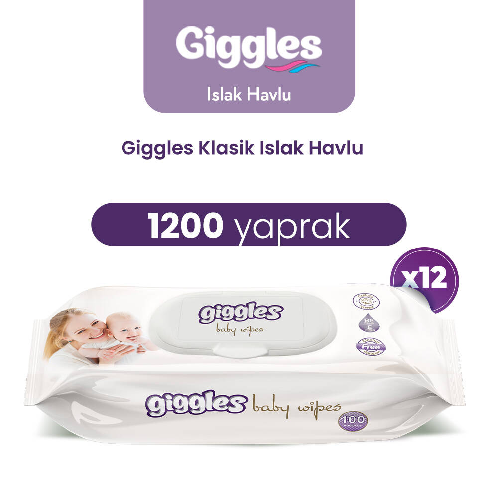 Giggles Islak Havlu Klasik 1200 Adet - 1