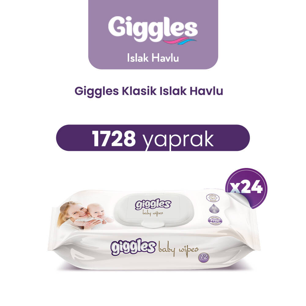 Giggles Islak Havlu Klasik 1728 Adet - 1