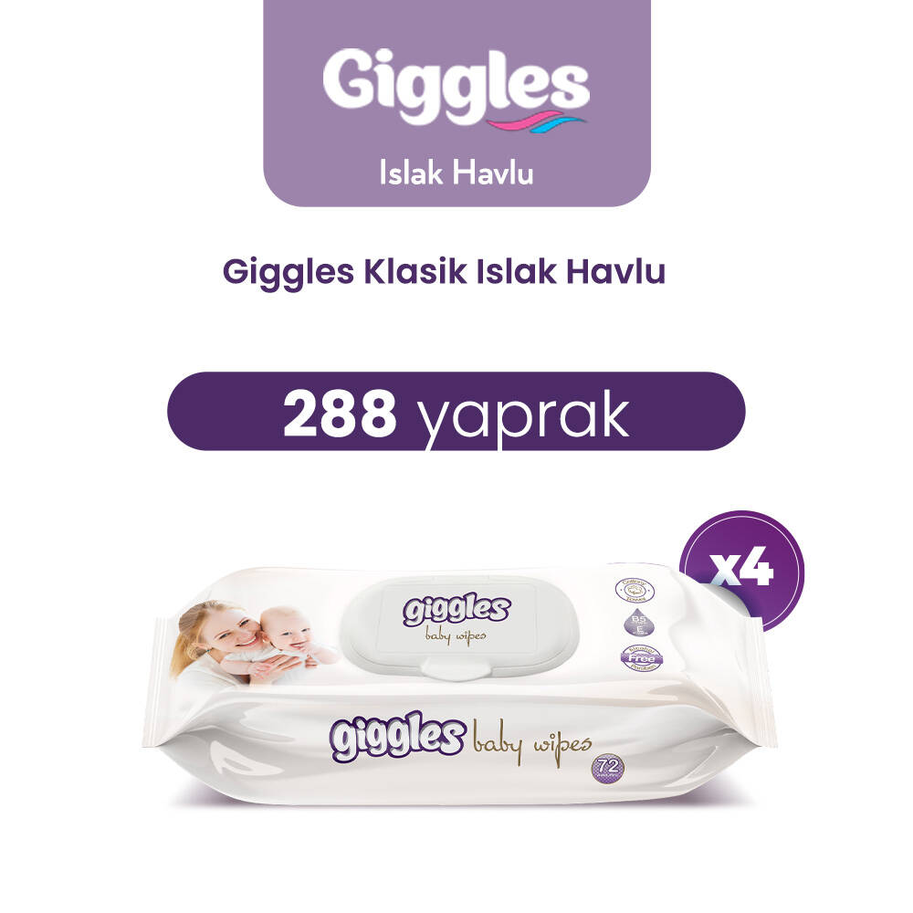 Giggles Islak Havlu Klasik 288 Adet - 1